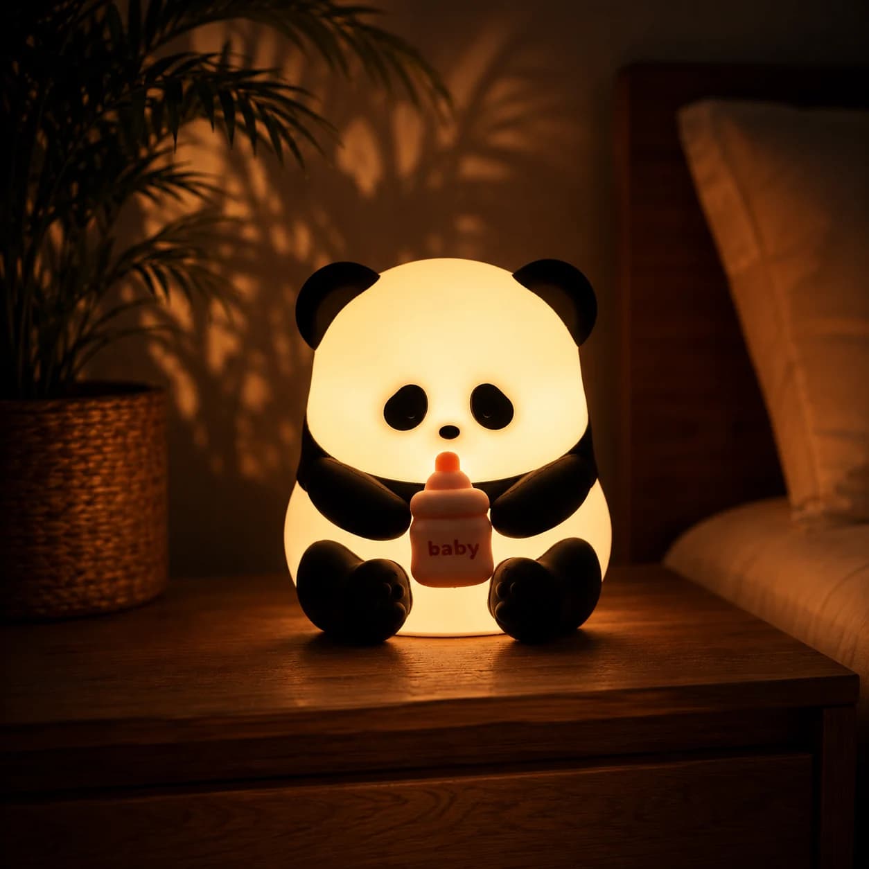 Silicon Panda Lamp