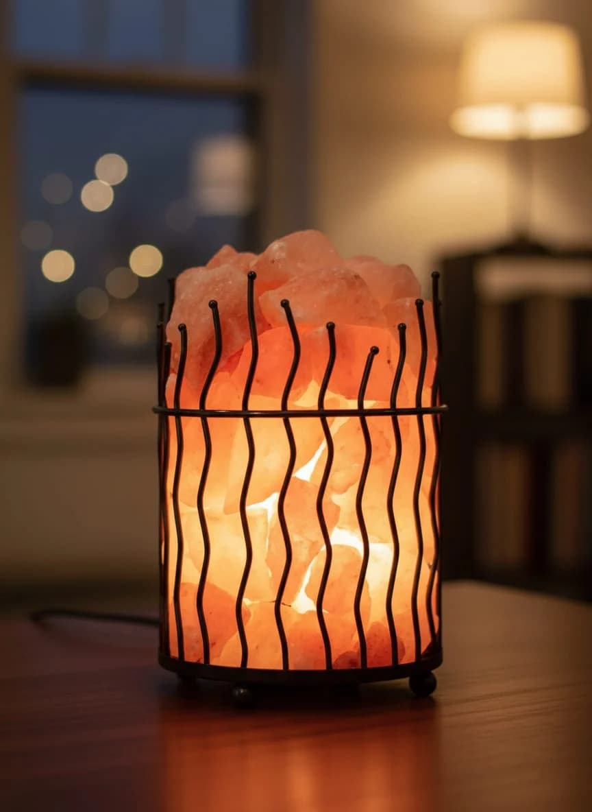 Basket Himalayan Salt Lamp